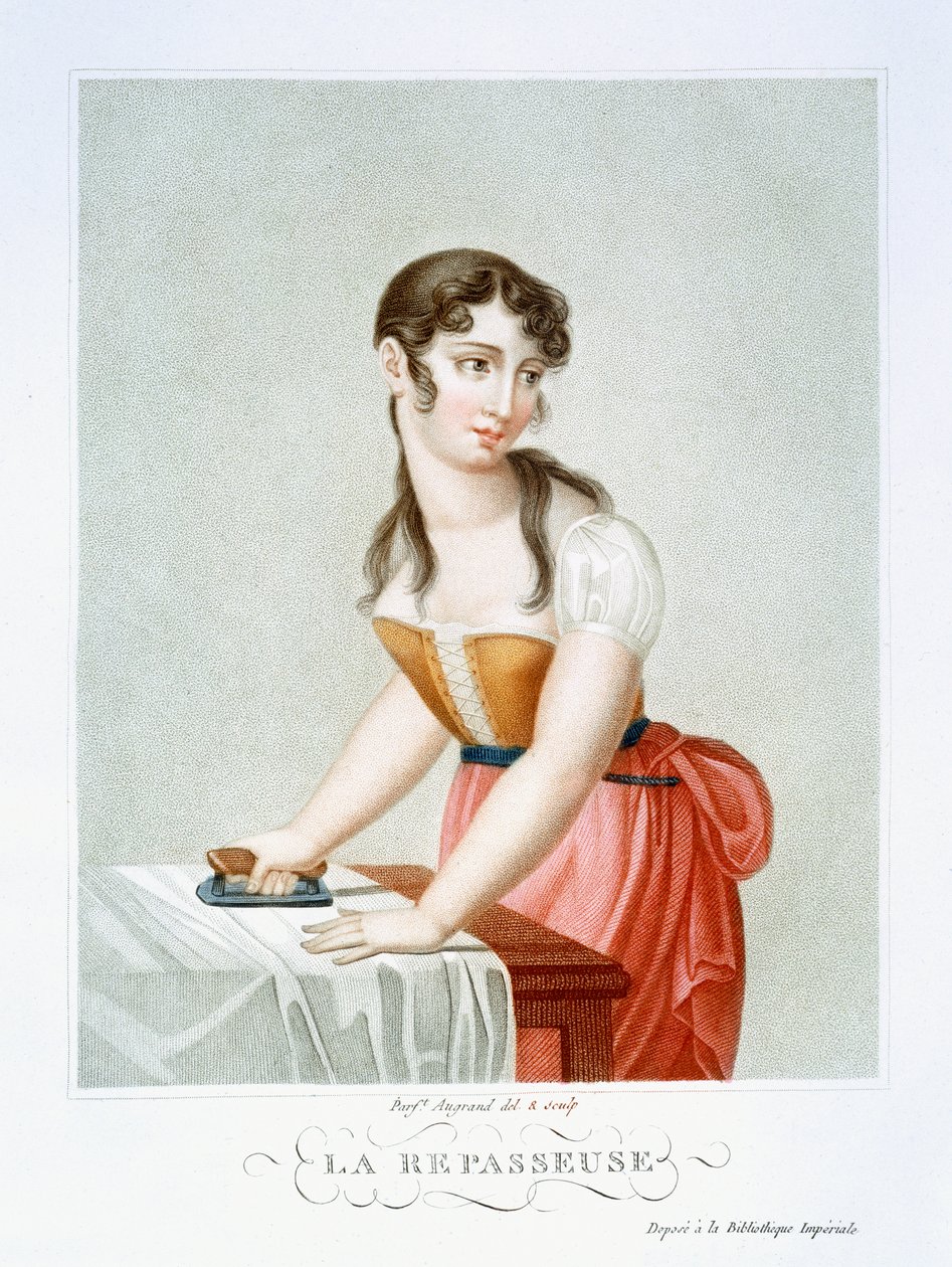 The Ironer ، c.1816 بواسطة بارفيه أوجراند