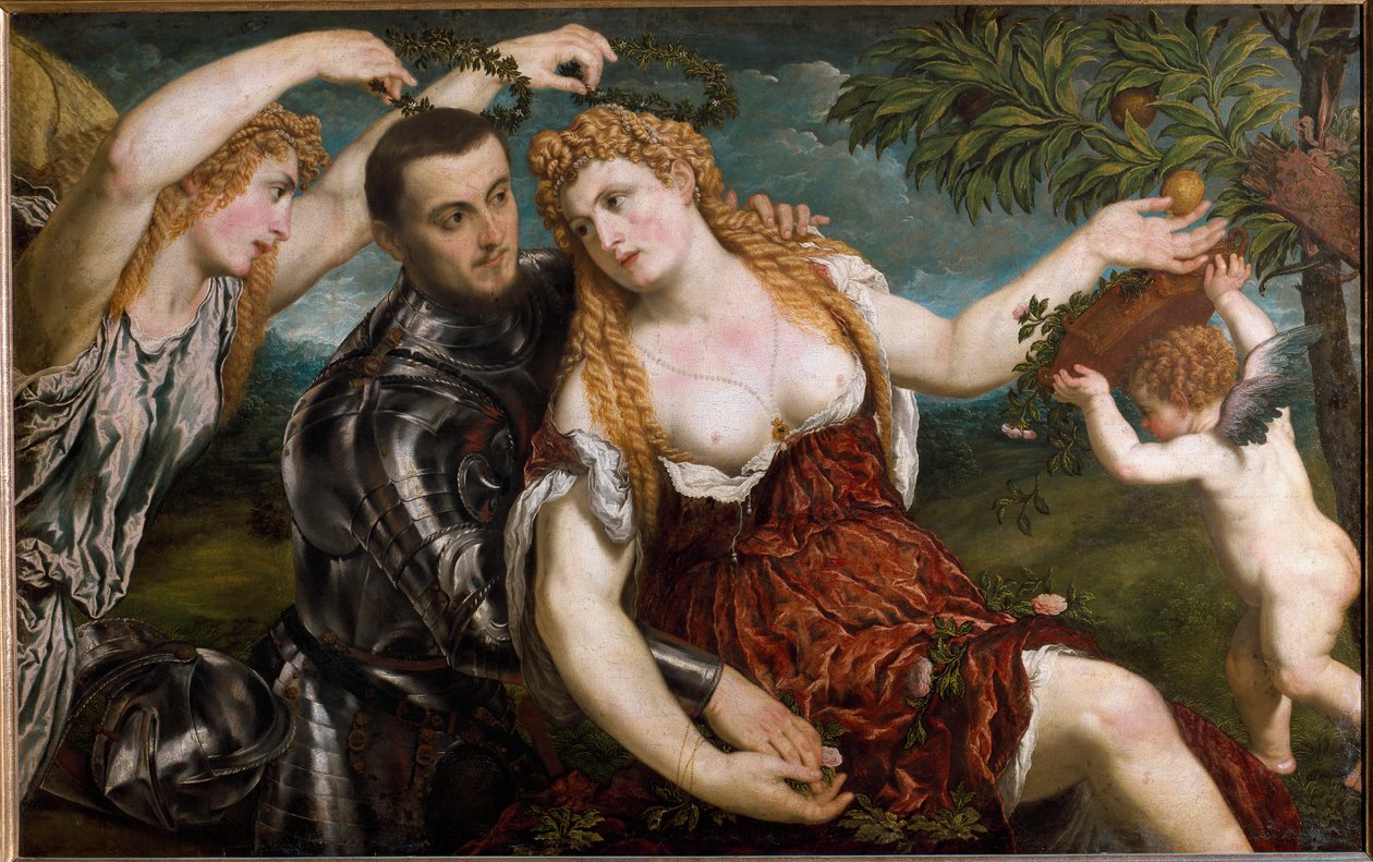 Allegory of Victoire (Painting بواسطة باريس بوردون