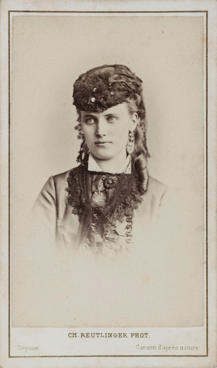 صورة كريستين نيلسون 1843-1921. بواسطة باريس. استوديو الصور Reutlinger