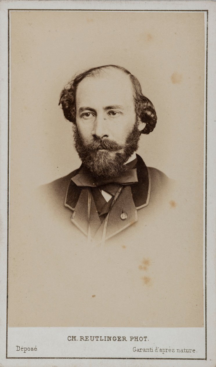 صورة لأوكتاف فوييه 1821-1890. بواسطة باريس. استوديو الصور Reutlinger