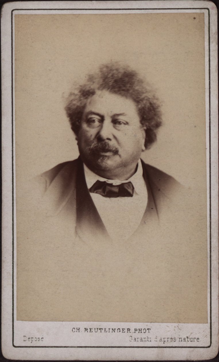 المؤلف الكسندر دوما والد 1802-1870 ، ج. 1868. بواسطة باريس. استوديو الصور Reutlinger