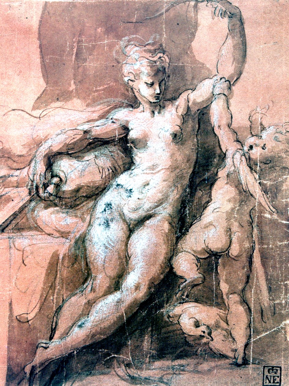 كوكب الزهرة والطفل ، c1513-1540 بواسطة بارميجيانينو
