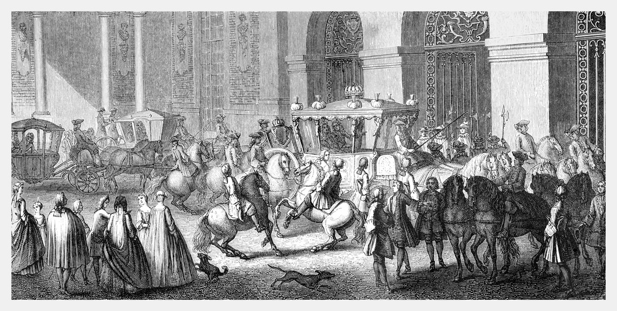 استقبال السفير في فرساي 1885. بواسطة باروسيل