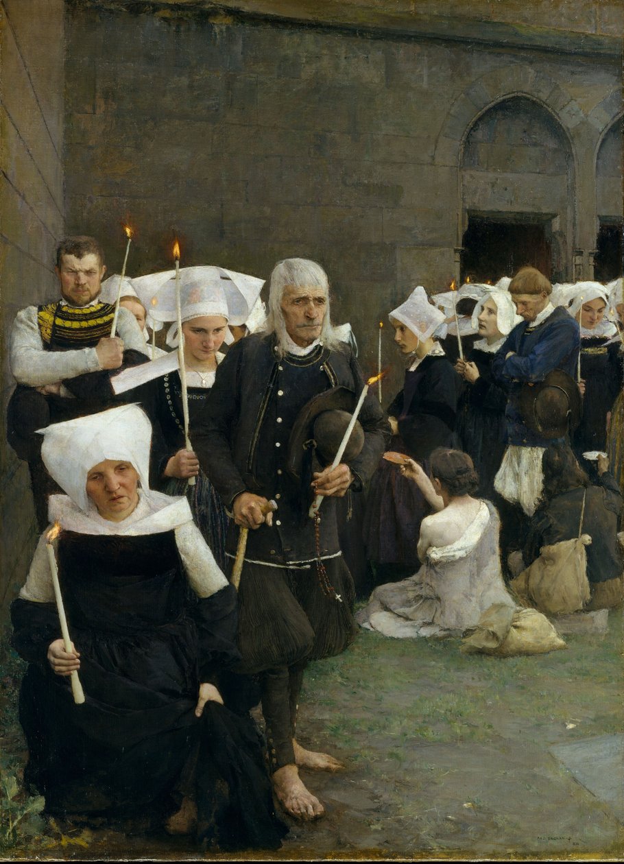 العفو في بريتاني ، 1886 بواسطة باسكال أدولف جان داجنان بوفيريه