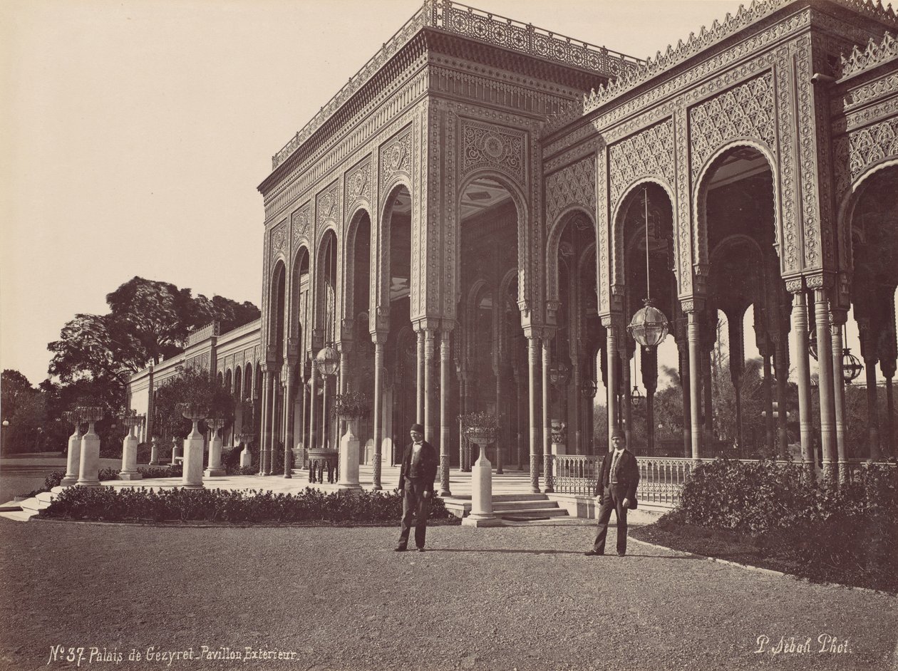 قصر جزير ، الجناح الخارجي ، 1870. بواسطة باسكال سبا