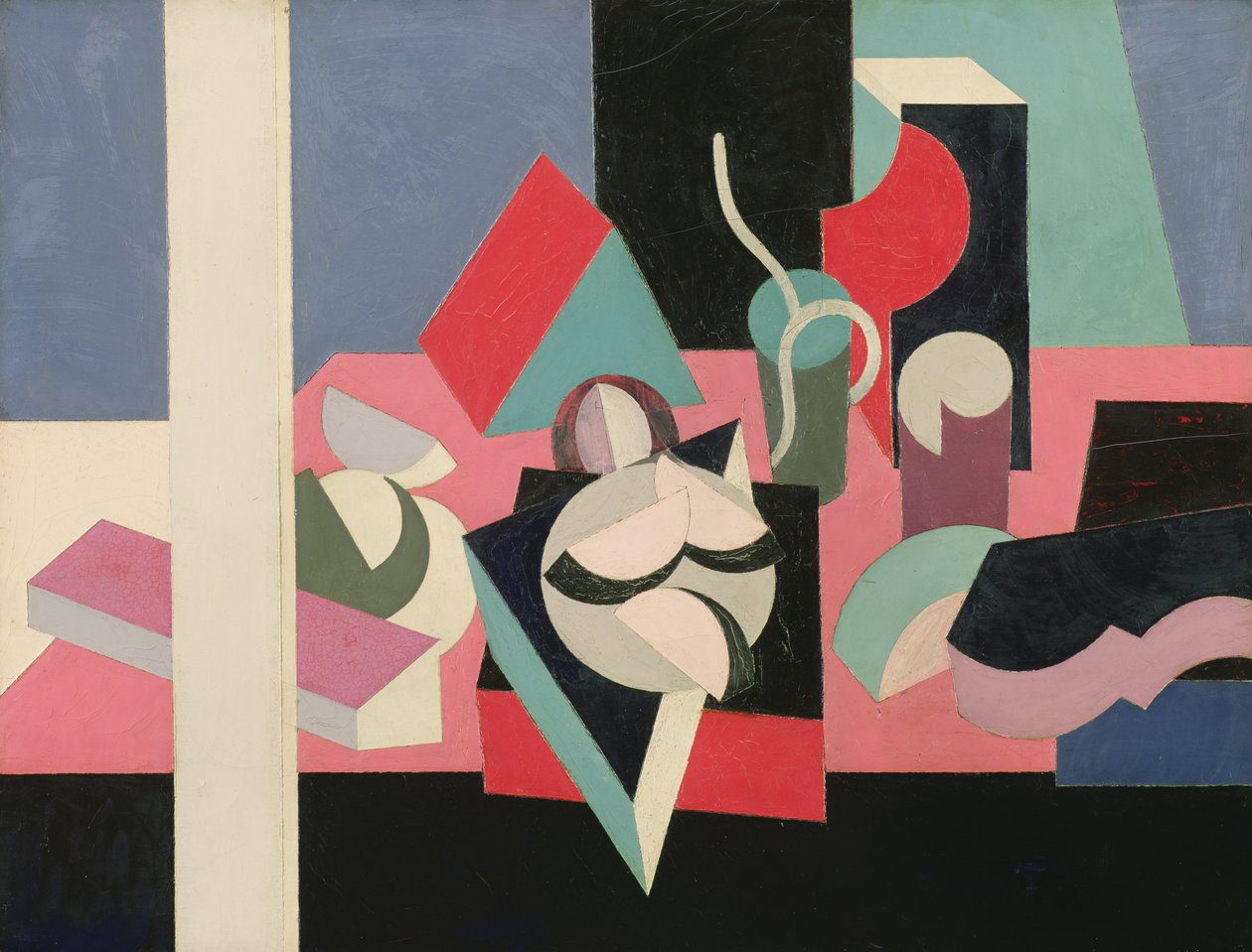 كائنات على طاولة ، c.1920-21 بواسطة باتريك هنري بروس