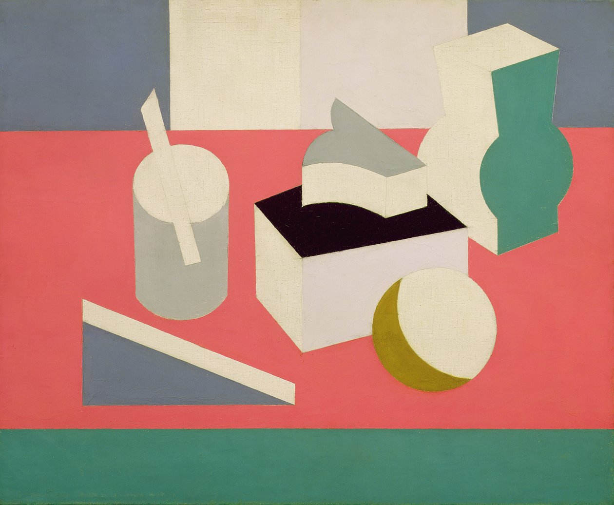 PaintingNature Morte ، 1919 (زيت وقلم رصاص على قماش) بواسطة باتريك هنري بروس