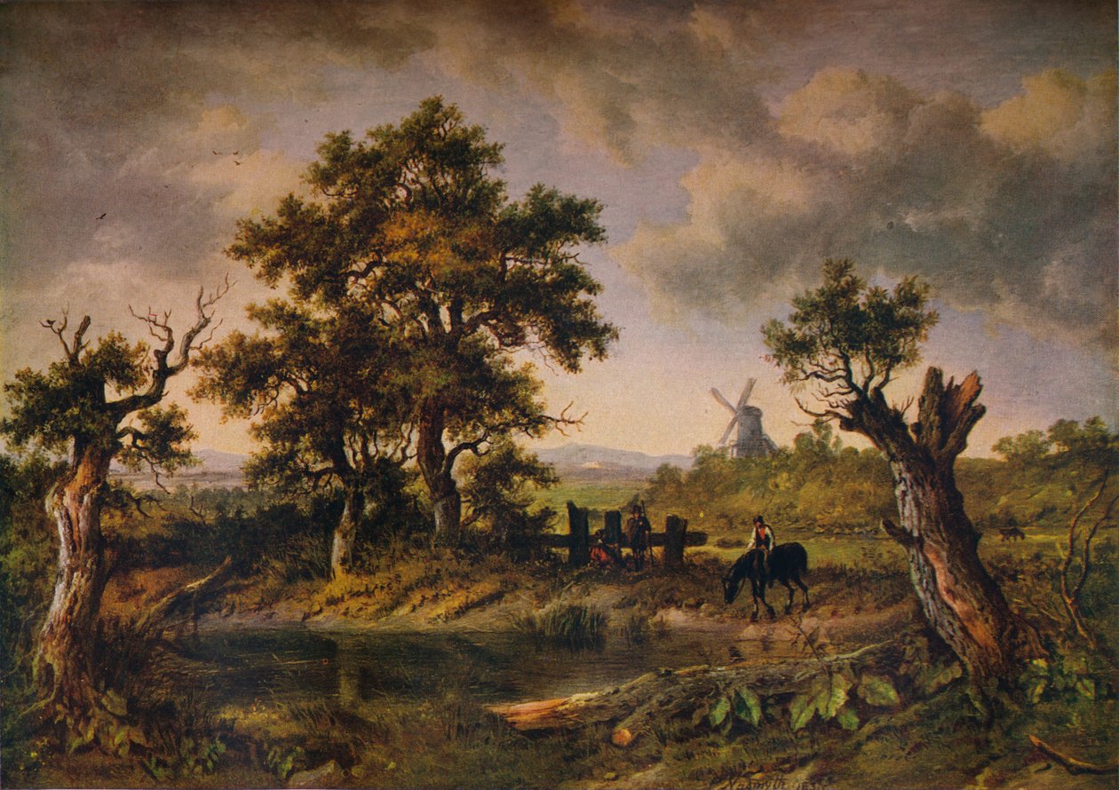 منظر في سري ، c1797-1831 ، 1919 بواسطة باتريك ناسميث