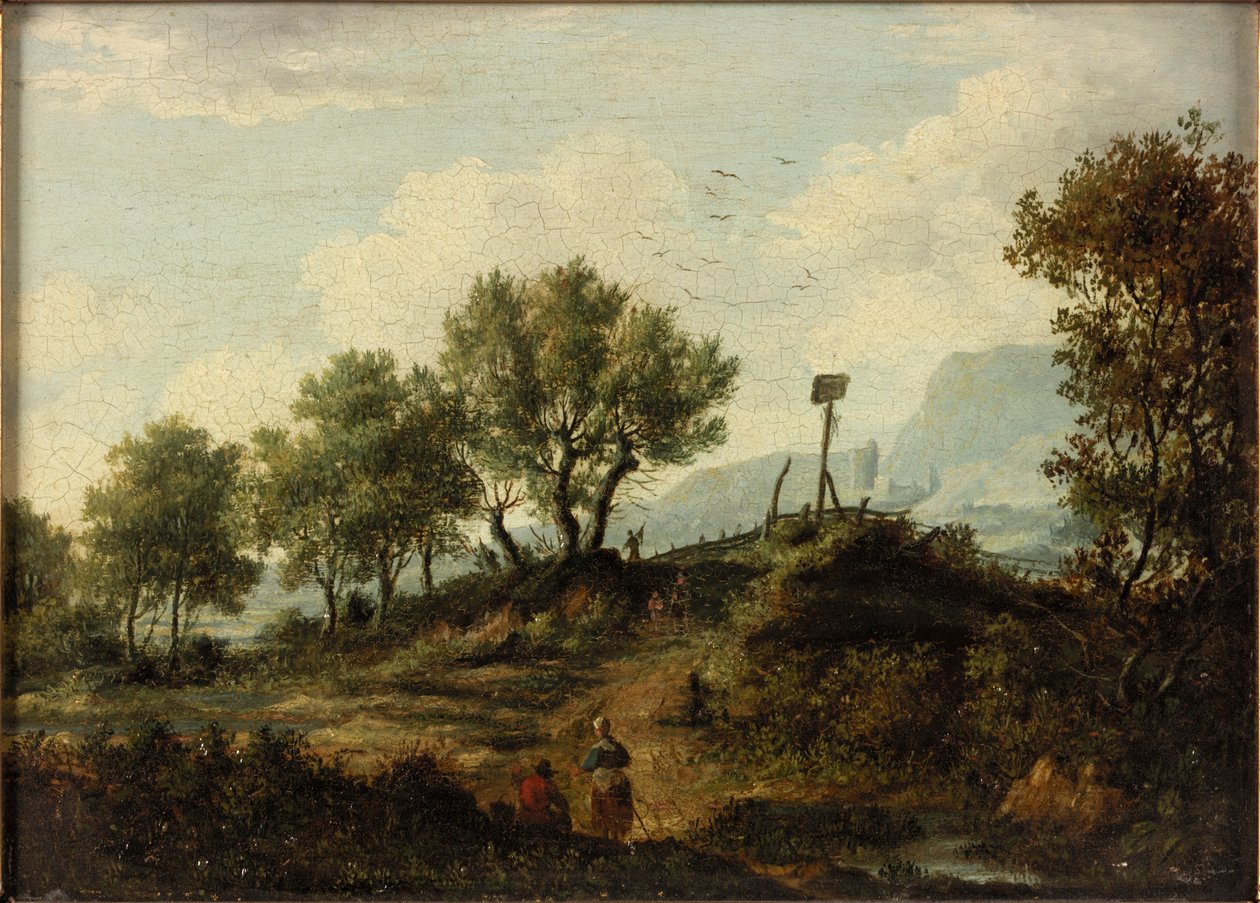 The Aberuchills (لوخ أبير هيلز) ، 1824 بواسطة باتريك ناسميث
