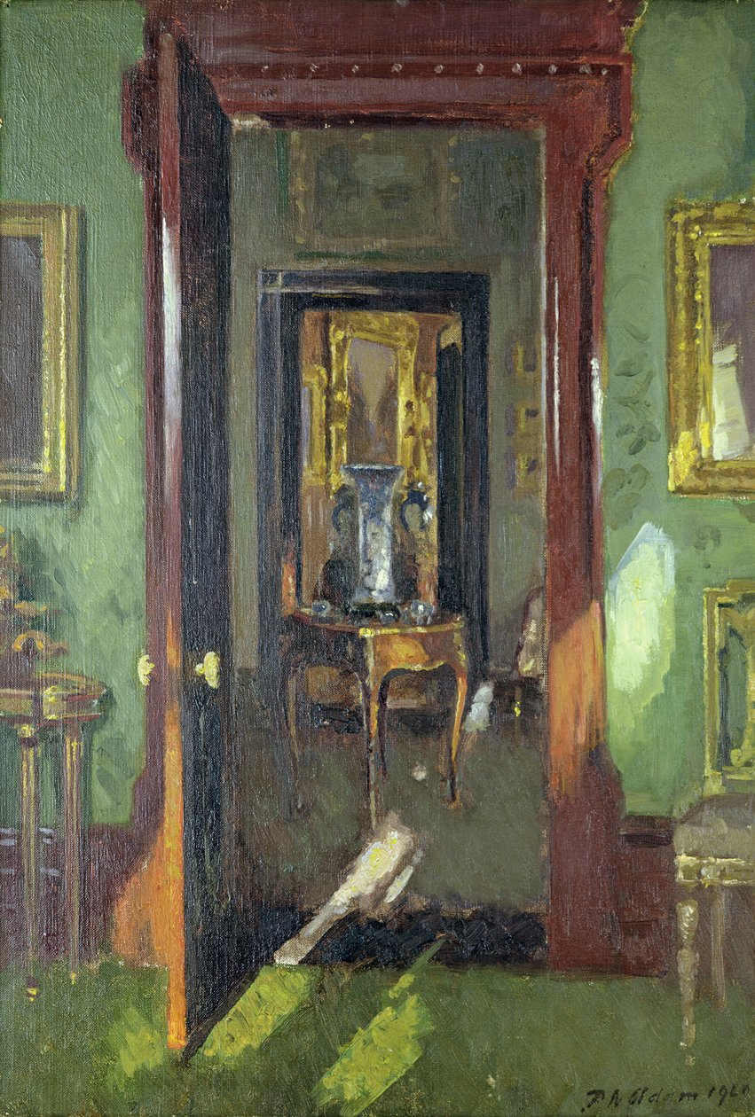 Interior, Rutland Lodge: vista through open doors بواسطة باتريك وليام آدم