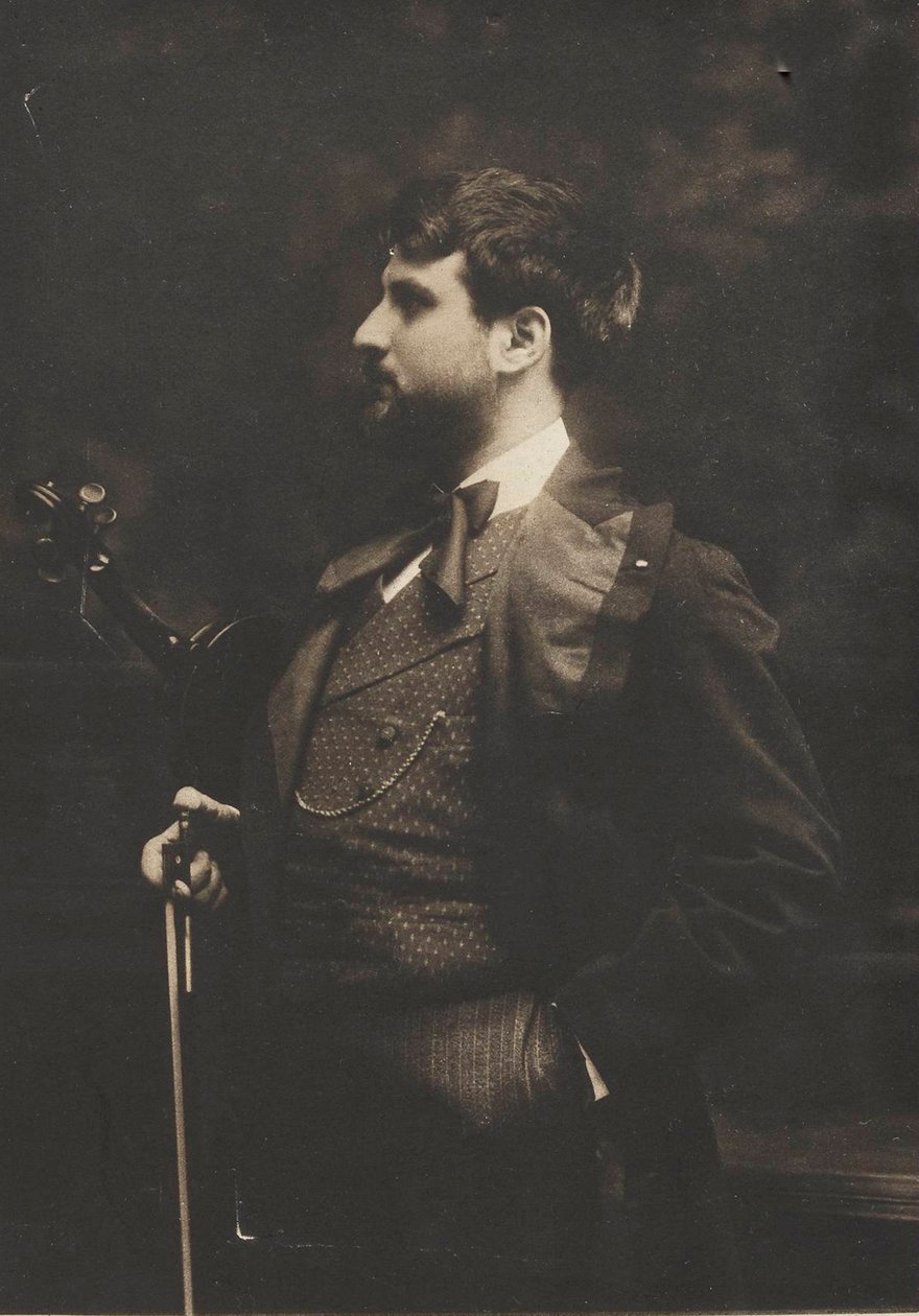 صورة لعازف الكمان والملحن Joan Manén y Planas 1883-1971 ، ج. 1910. بواسطة باو أودوارد