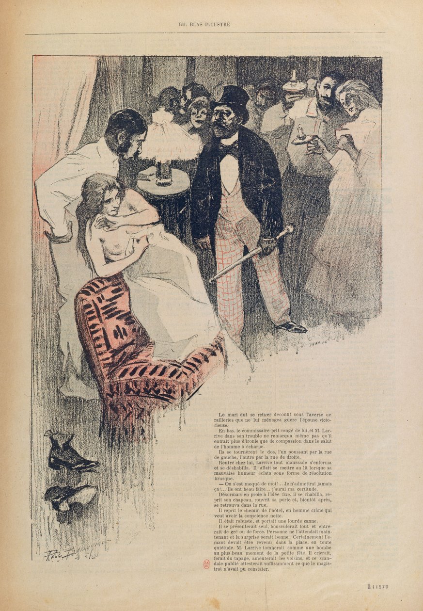 رسم توضيحي من "جيل بلاس" ، 1895 بواسطة بول بالورياو