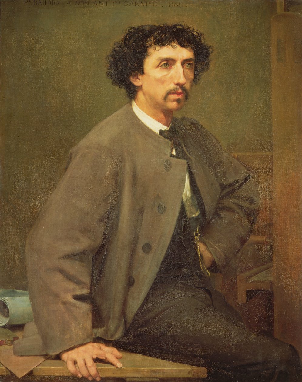 صورة تشارلز غارنييه ، صديق للفنان ، 1868 بواسطة بول بودري