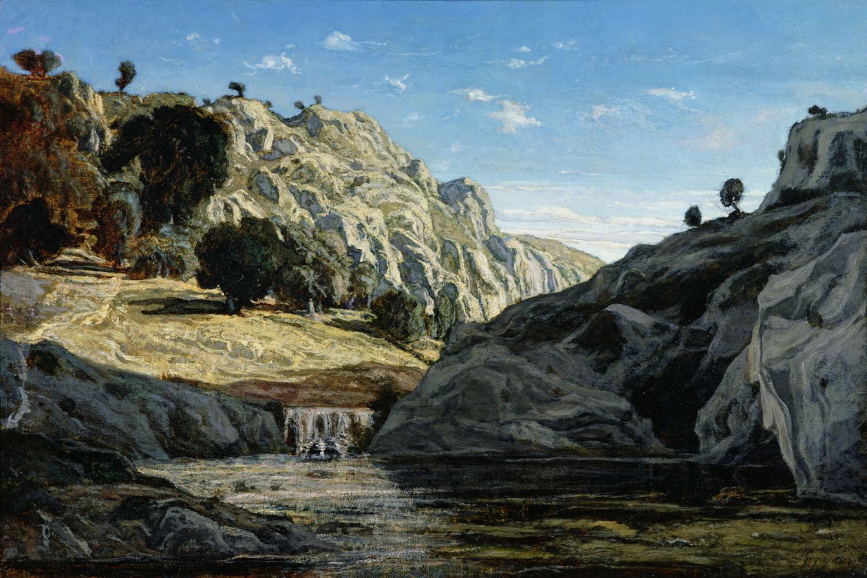 ذكريات مضيق Ollioules ، 1861 بواسطة بول كاميل جويجو