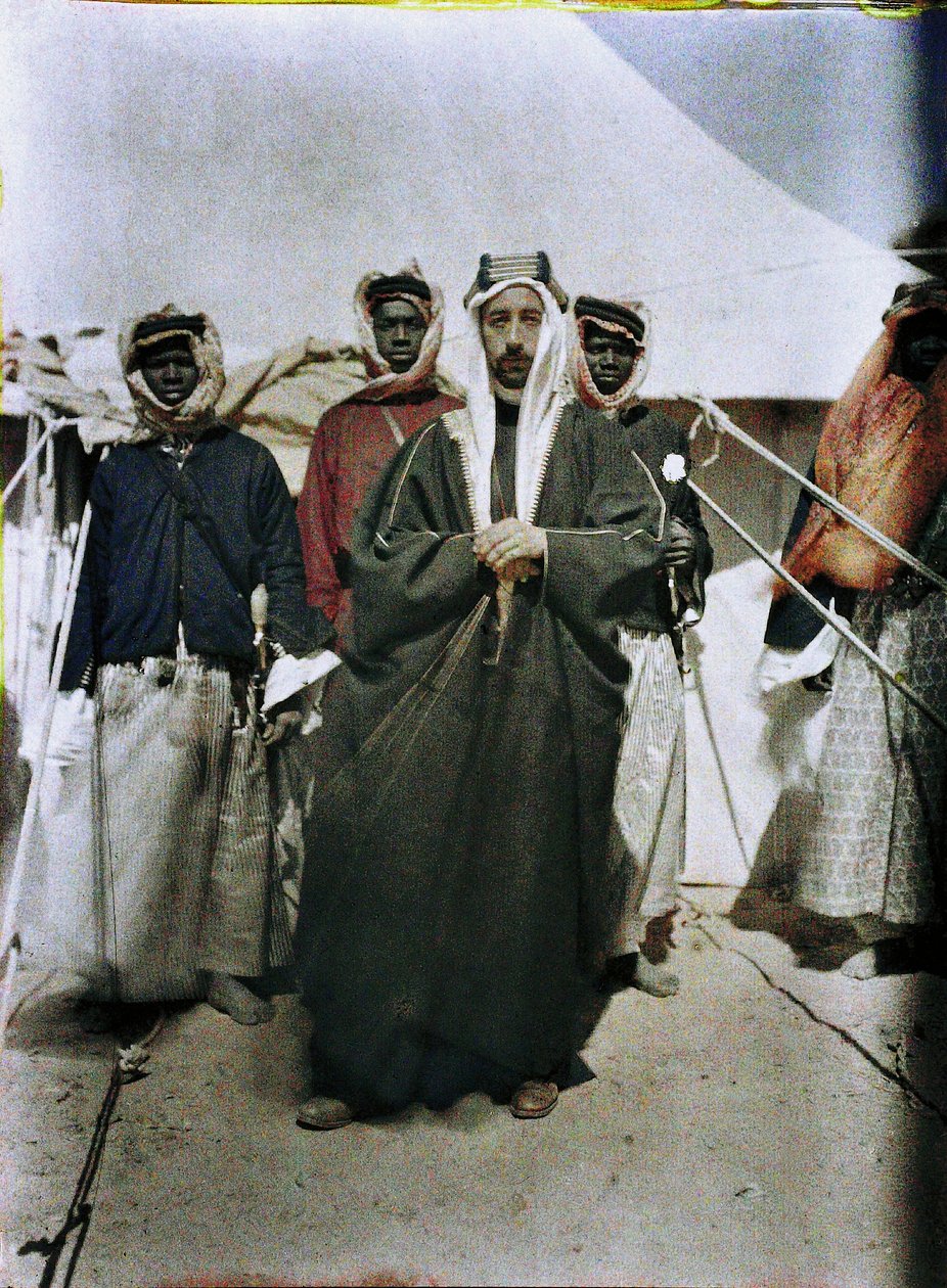 فيصل الأول ، العراق ، الشرق الأوسط ، 1917 (ذاتي اللون) بواسطة بول كاستيلنو