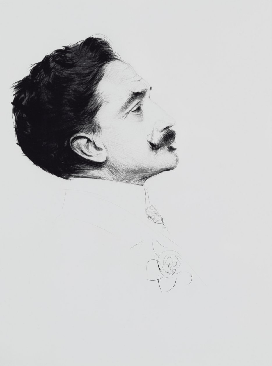 صورة لروبرت دي مونتيسكيو (1855-1921) (نقطة جاف على ورق) بواسطة بول سيزار هيليو