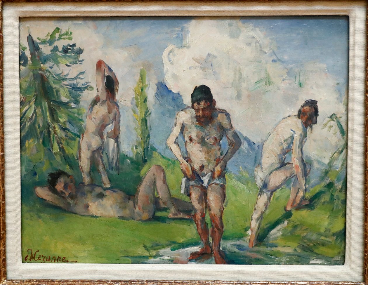 حمامات الباقية ، 1876-1878 بواسطة بول سيزان