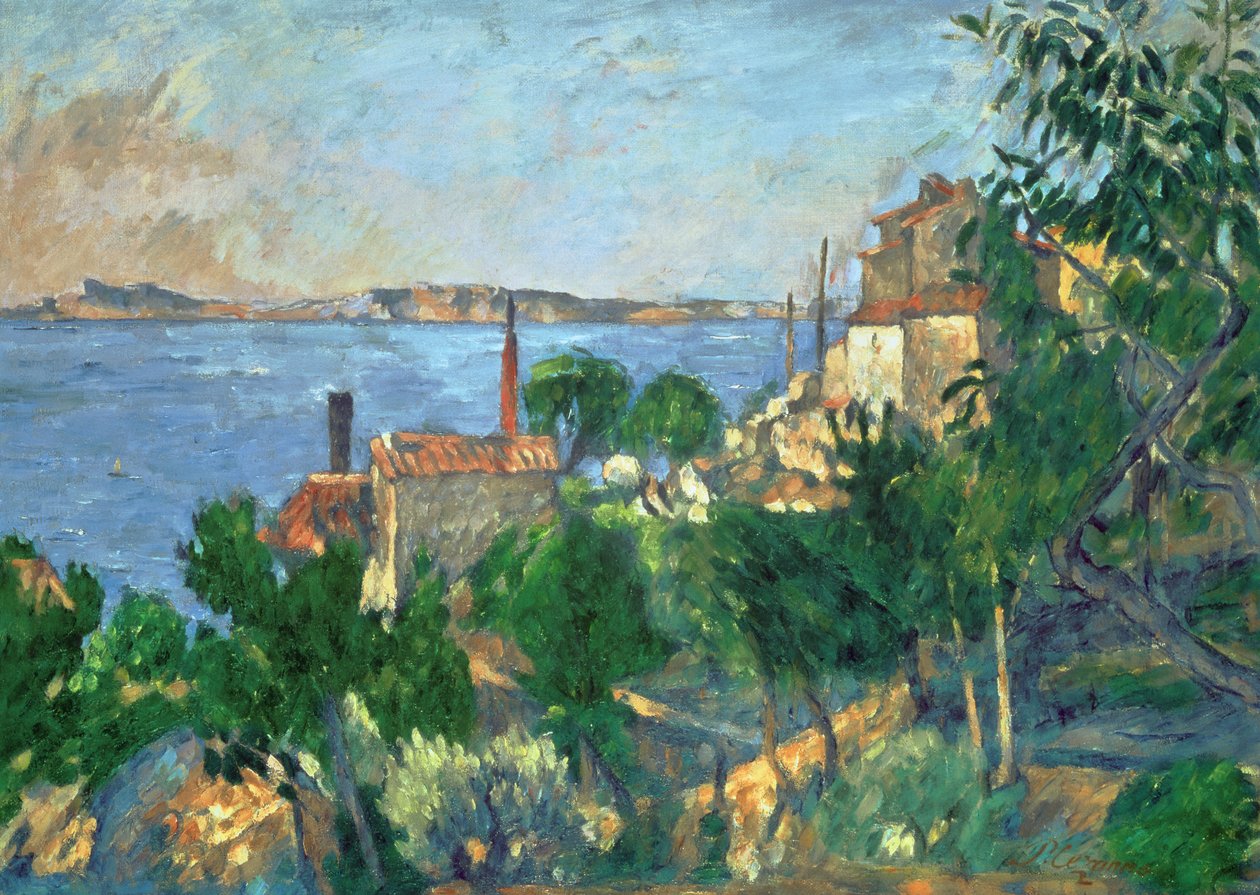 La Mer à L "Estaque ، يوليو 1876 بواسطة بول سيزان