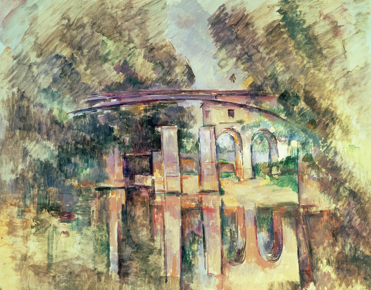 القناطر والقفل ، c.1888-90 بواسطة بول سيزان