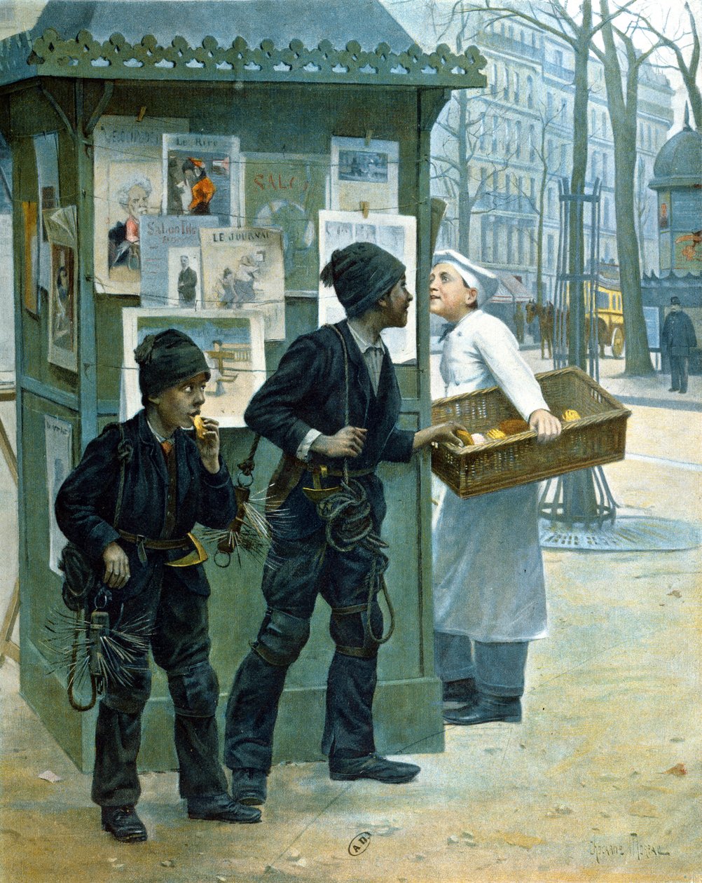 مدخنة تجتاح سرقة الخبز ، 1897 بواسطة بول تشارلز شوكارن مورو