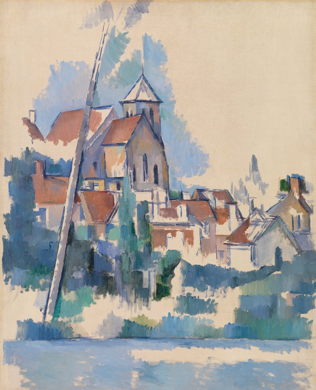 كنيسة في Montigny-sur-Loing ، 1898 بواسطة بول سيزان