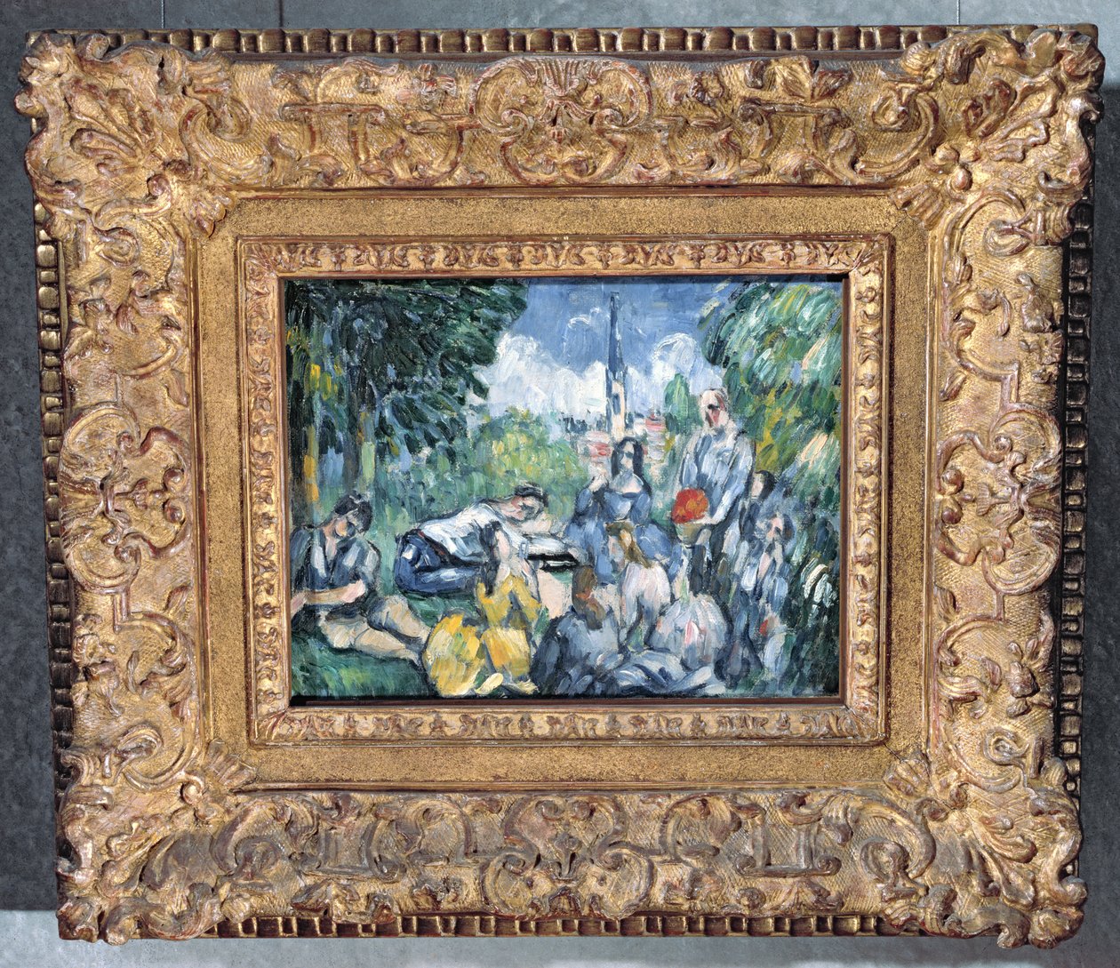 غداء على العشب ، 1876-1877 (انظر أيضًا 394903) بواسطة بول سيزان