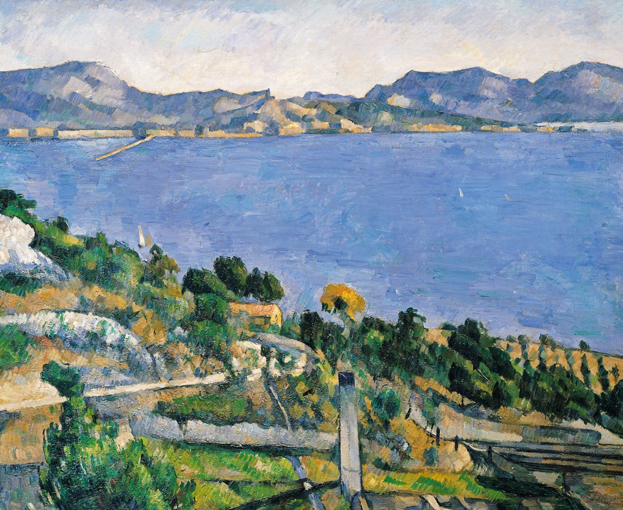 L&39;Estaque ، منظر لخليج مرسيليا ، c.1878-79 بواسطة بول سيزان