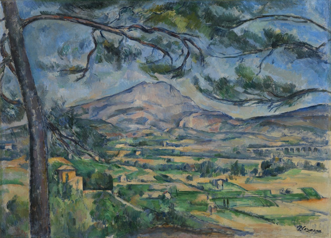 جبل سانت فيكتوار ، c.1887 بواسطة بول سيزان