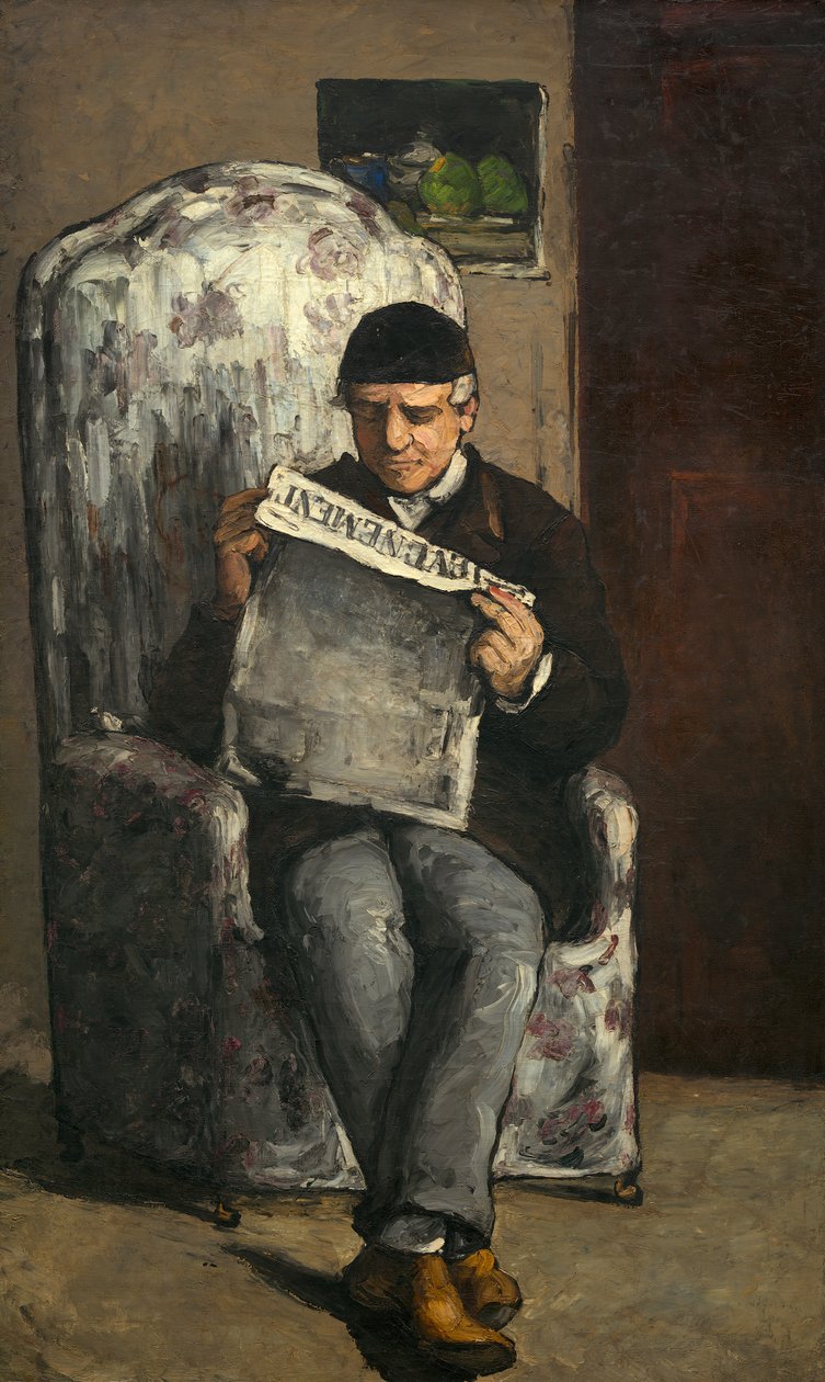 Porträt of Louis-Auguste Cézanne بواسطة بول سيزان