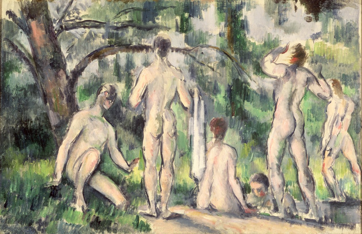 دراسة Bathers ، c.1895-98 بواسطة بول سيزان