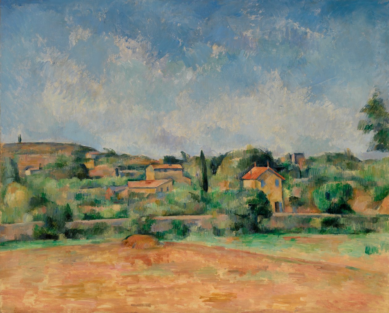 سهل بلفيو ، أو الأرض الحمراء ، 1890-1892 بواسطة بول سيزان