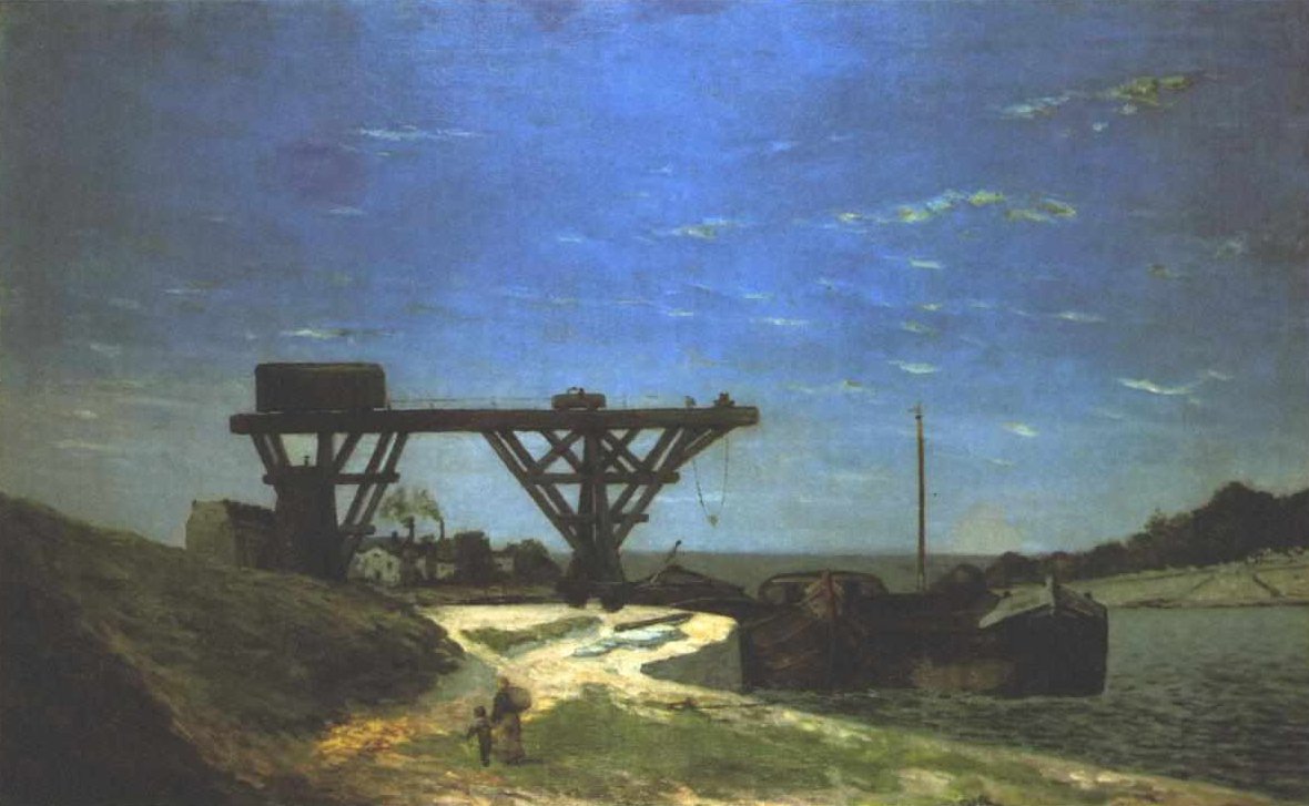 السين في باريس بين Pont dIlena و Pont de Grenelle -1875 بواسطة بول غوغان