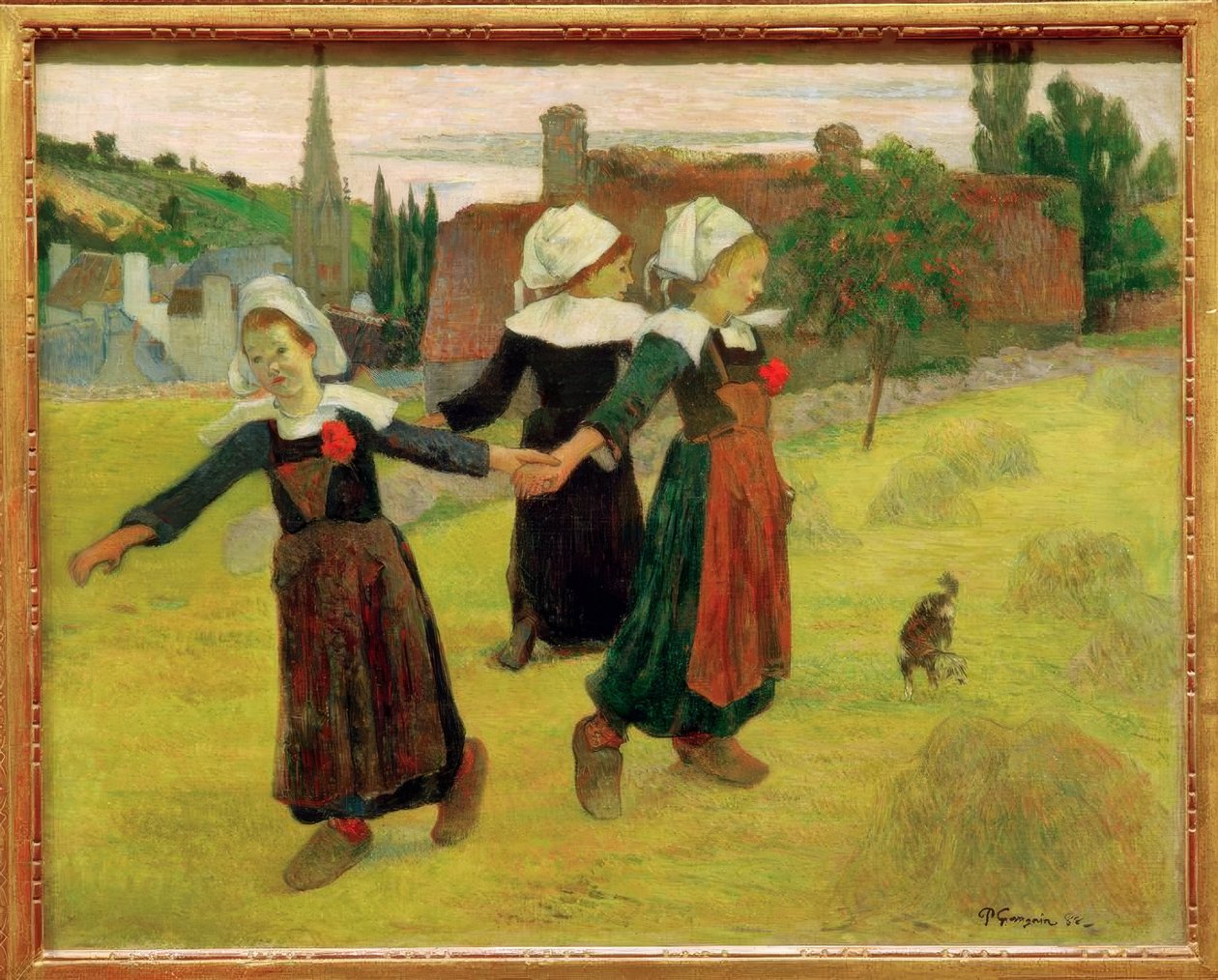 The Ronde des petite Bretonnes بواسطة بول غوغان