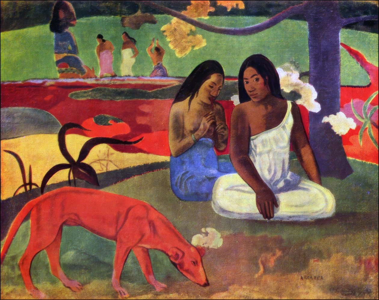تاهيتي: Arearea or Joyousness ، Paul Gauguin (1892) بواسطة بول غوغان