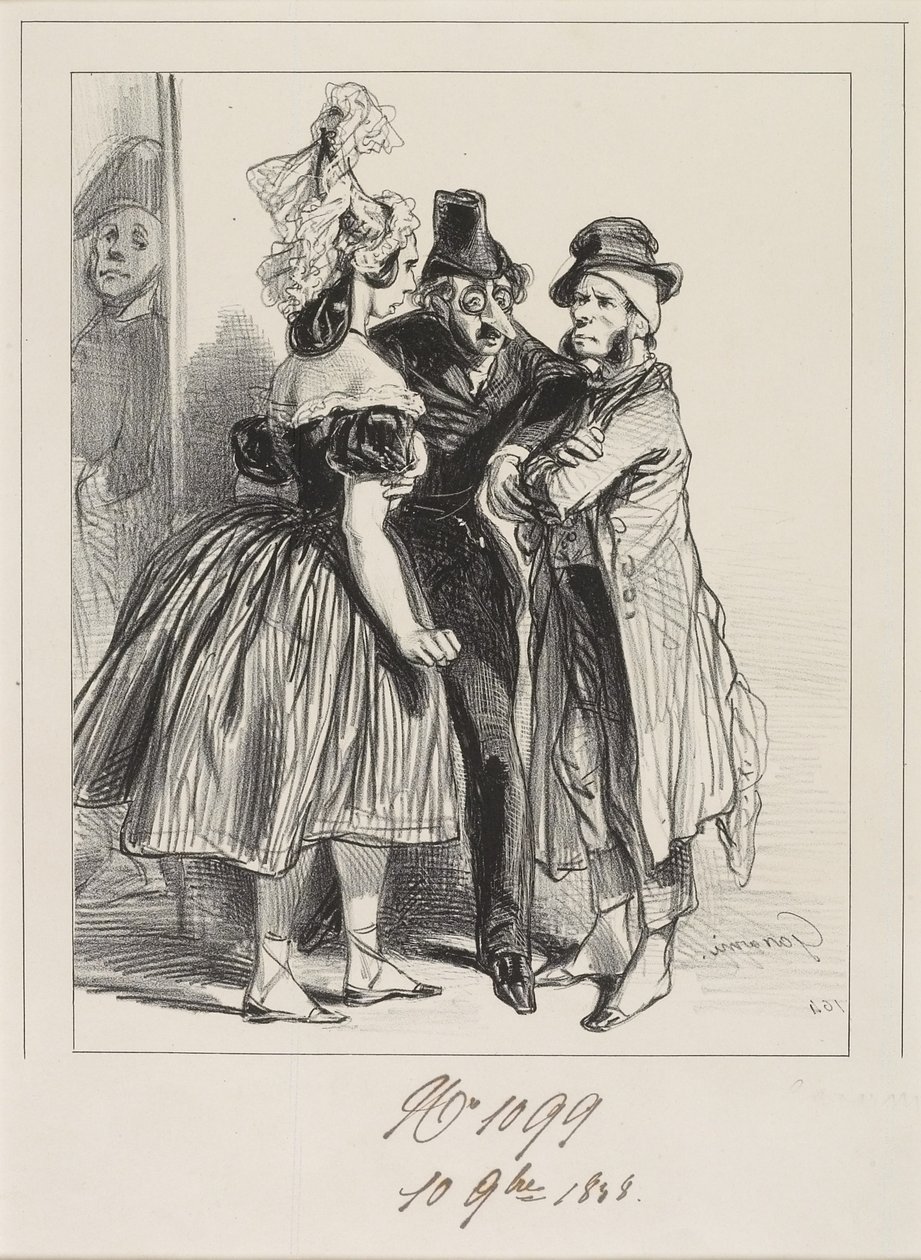 أقول لك أن زوجتك أهانت ملكي ،! 1838 بواسطة بول جافارني