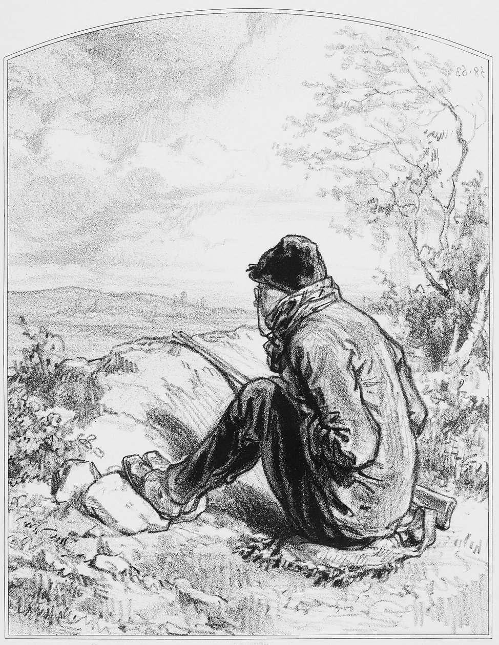 لافيت ، اللوحة 5 من Les Toquades ، 1858 بواسطة بول جافارني