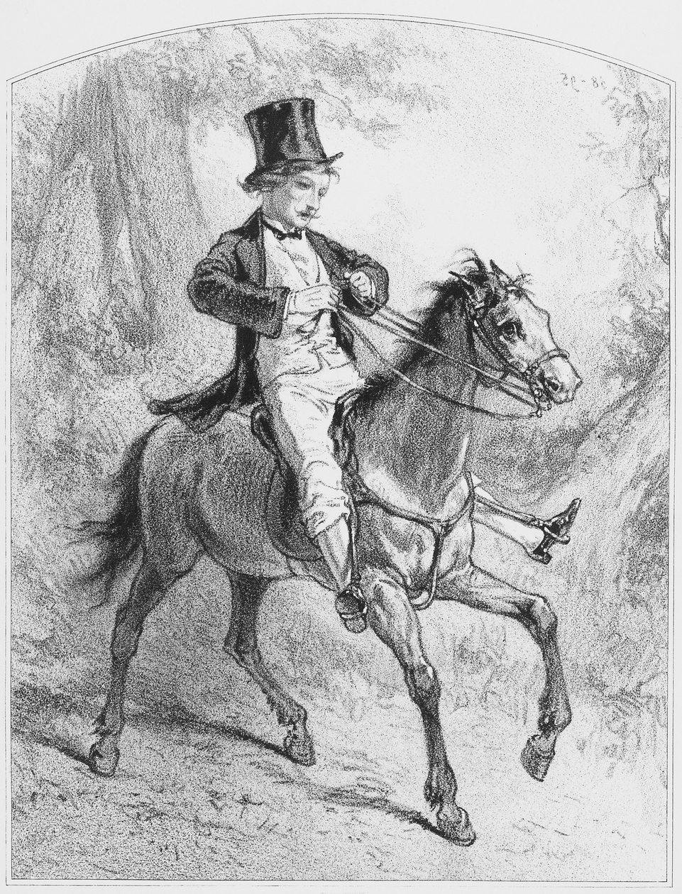 Le Locati ، اللوحة 18 من Les Toquades ، 1858 بواسطة بول جافارني
