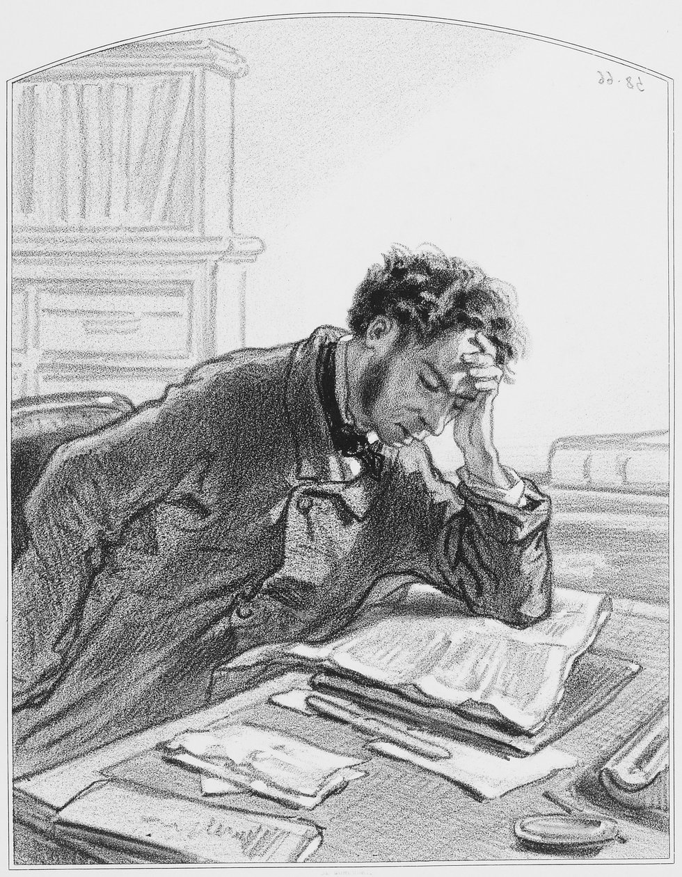 مذكرتي ، اللوحة 2 من Les Toquades ، 1858 بواسطة بول جافارني