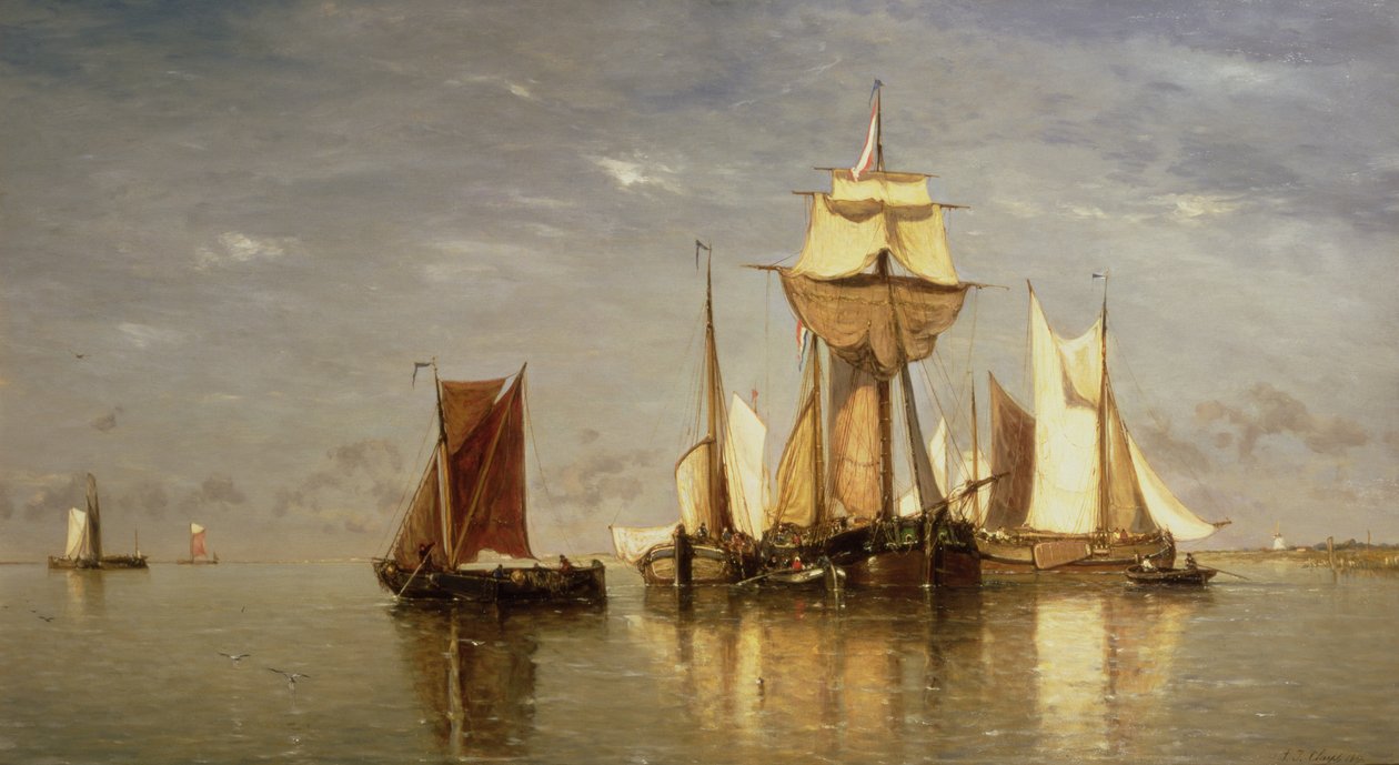 هدوء على شيلدت ، 1867 بواسطة بول جان كلايس