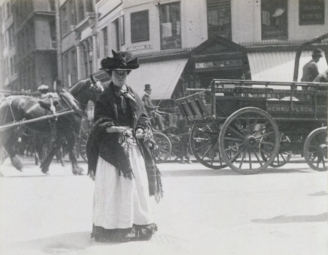 فتاة زهرة رخيصة ، 1893 بواسطة بول مارتن