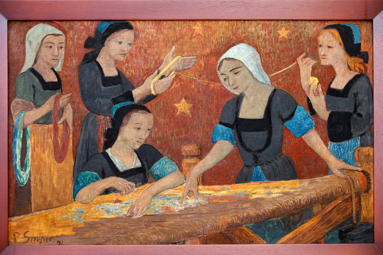 النسيج ، النساجون الخمسة ، 1924 بواسطة بول سيروسييه