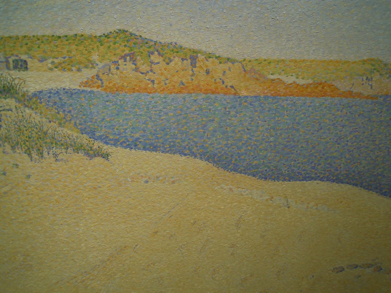 الشاطئ في سانت برياك بواسطة Paul Signac. -. .ن بواسطة بول سينياك