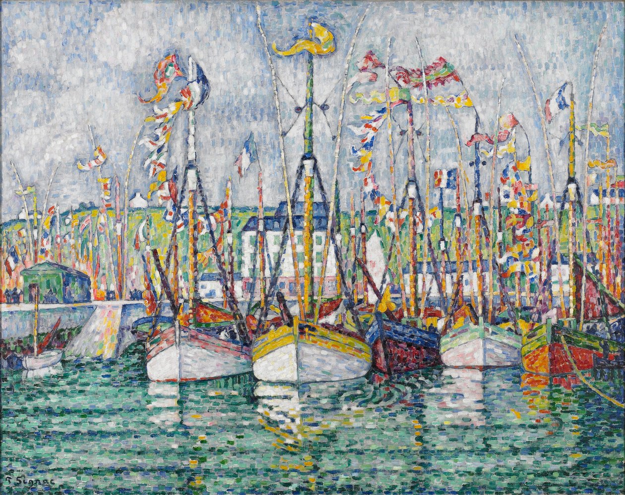 نعمة أسطول التونة في Groix ، 1923 بواسطة بول سينياك