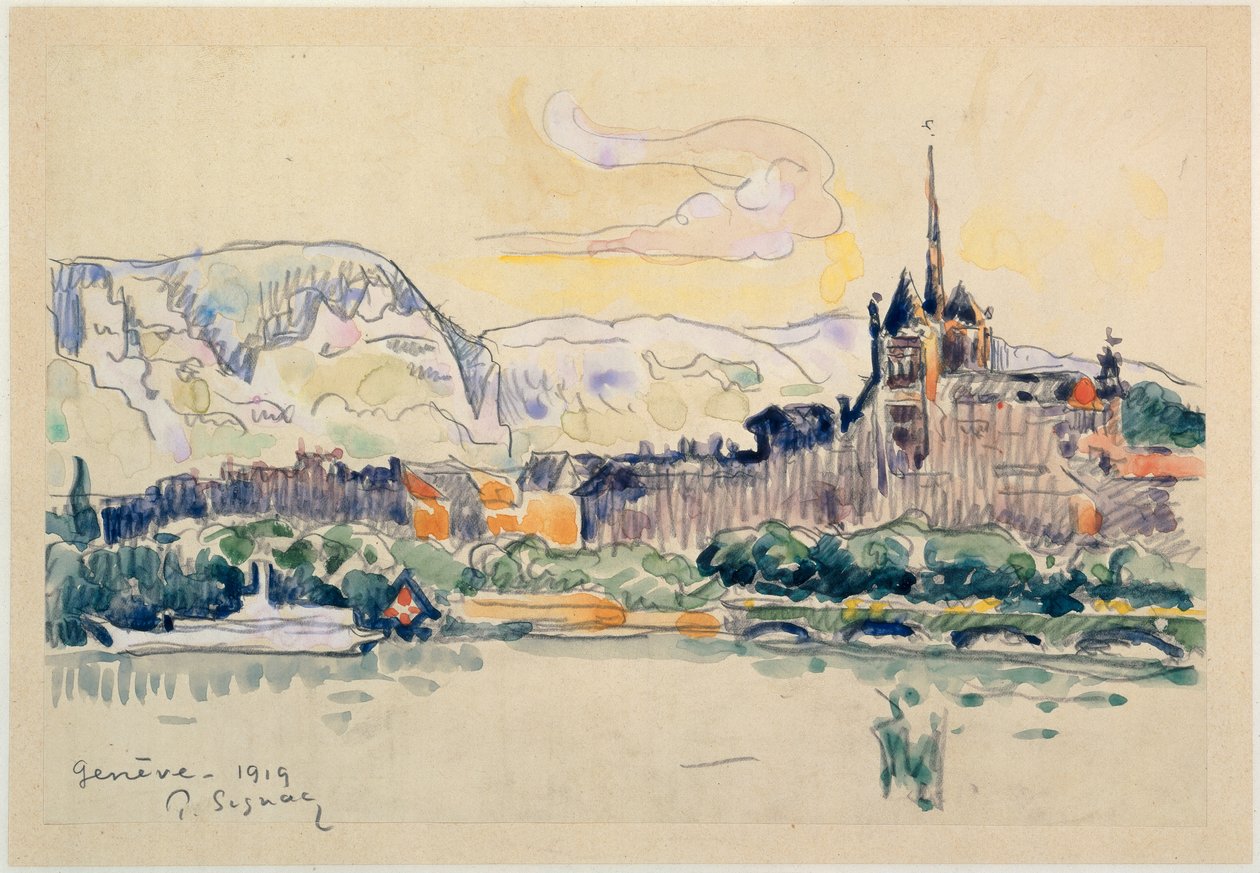 جنيف ، 1919 (مرحاض على ورق) بواسطة بول سينياك