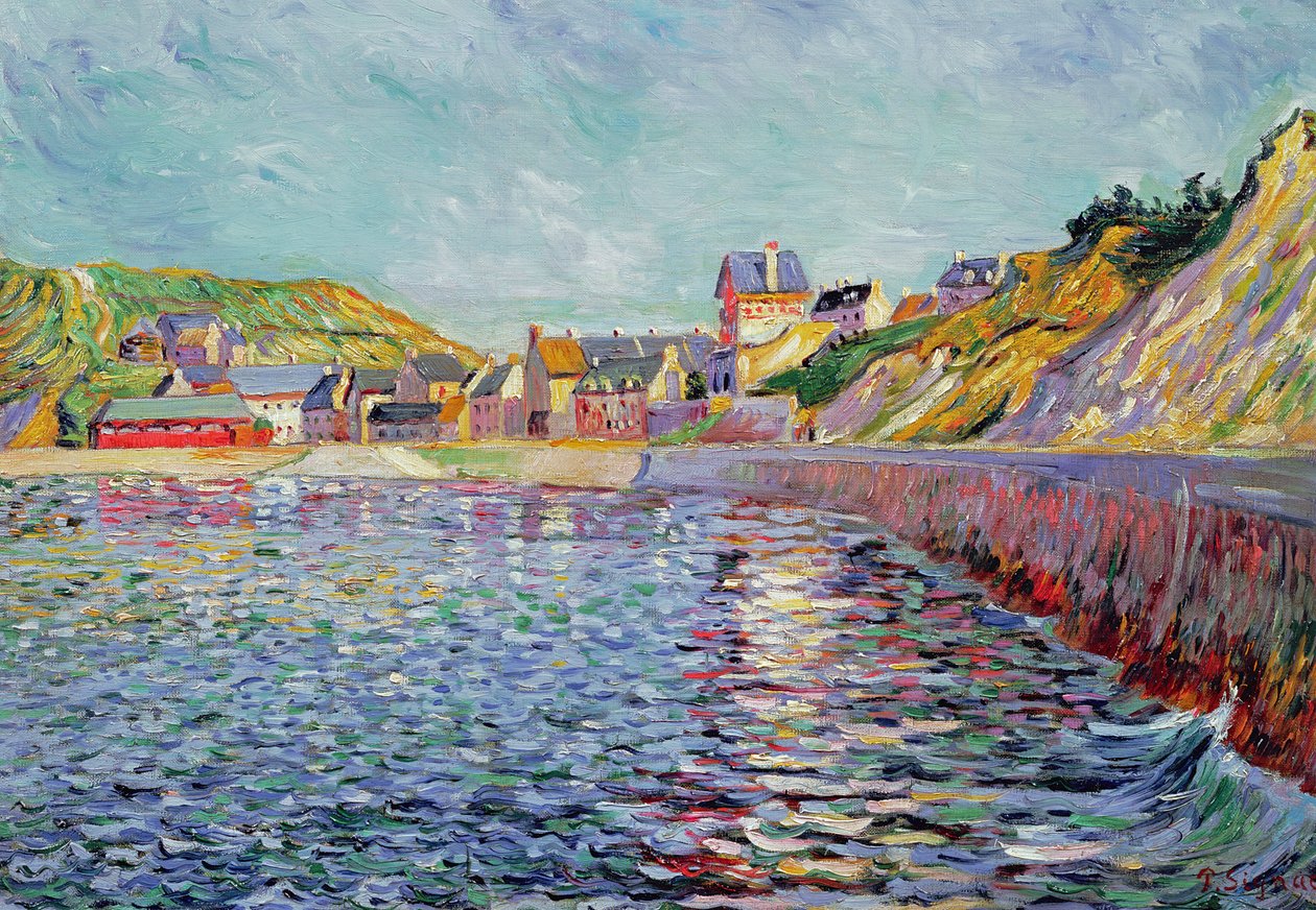 Port-en-Bessin ، Calvados ، c.1884 بواسطة بول سينياك