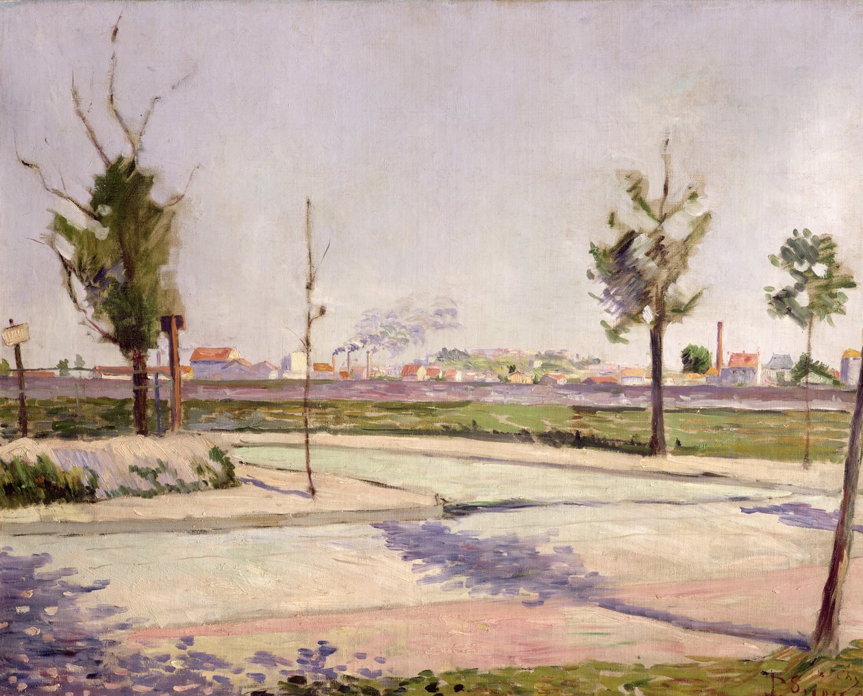 الطريق إلى Gennevilliers ، 1883 بواسطة بول سينياك