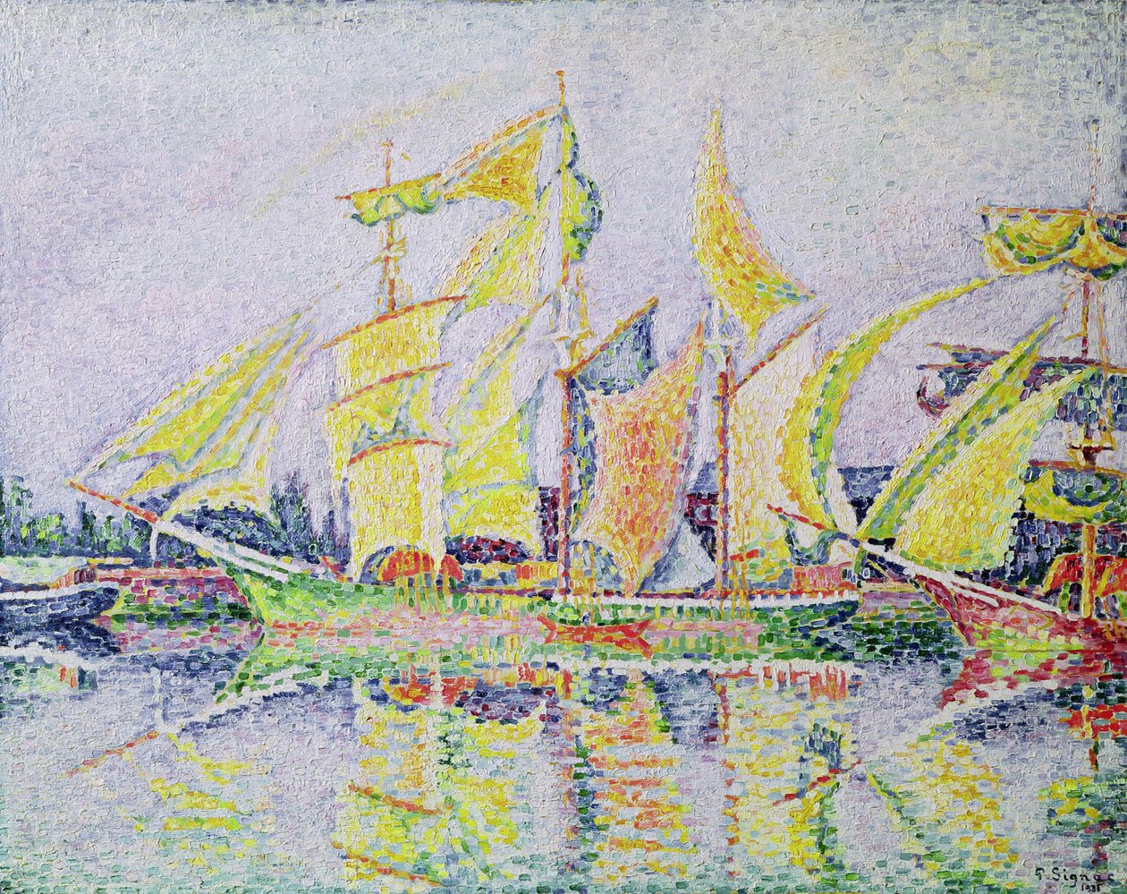 ثلاثة صواري صفراء ، 1931 بواسطة بول سينياك