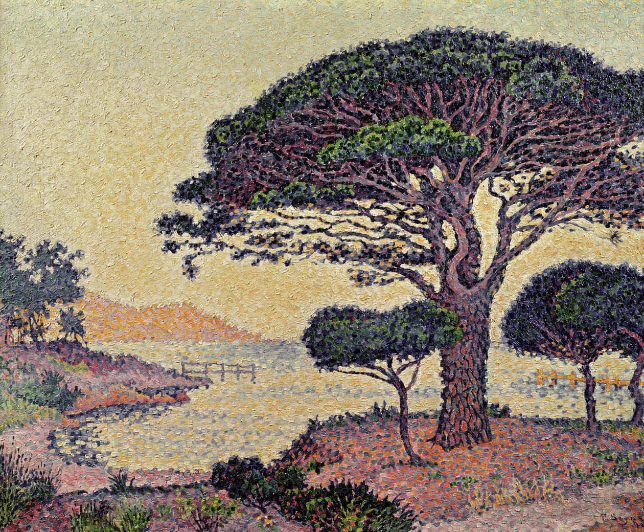 مظلة الصنوبر في كاروبييه ، 1898 بواسطة بول سينياك