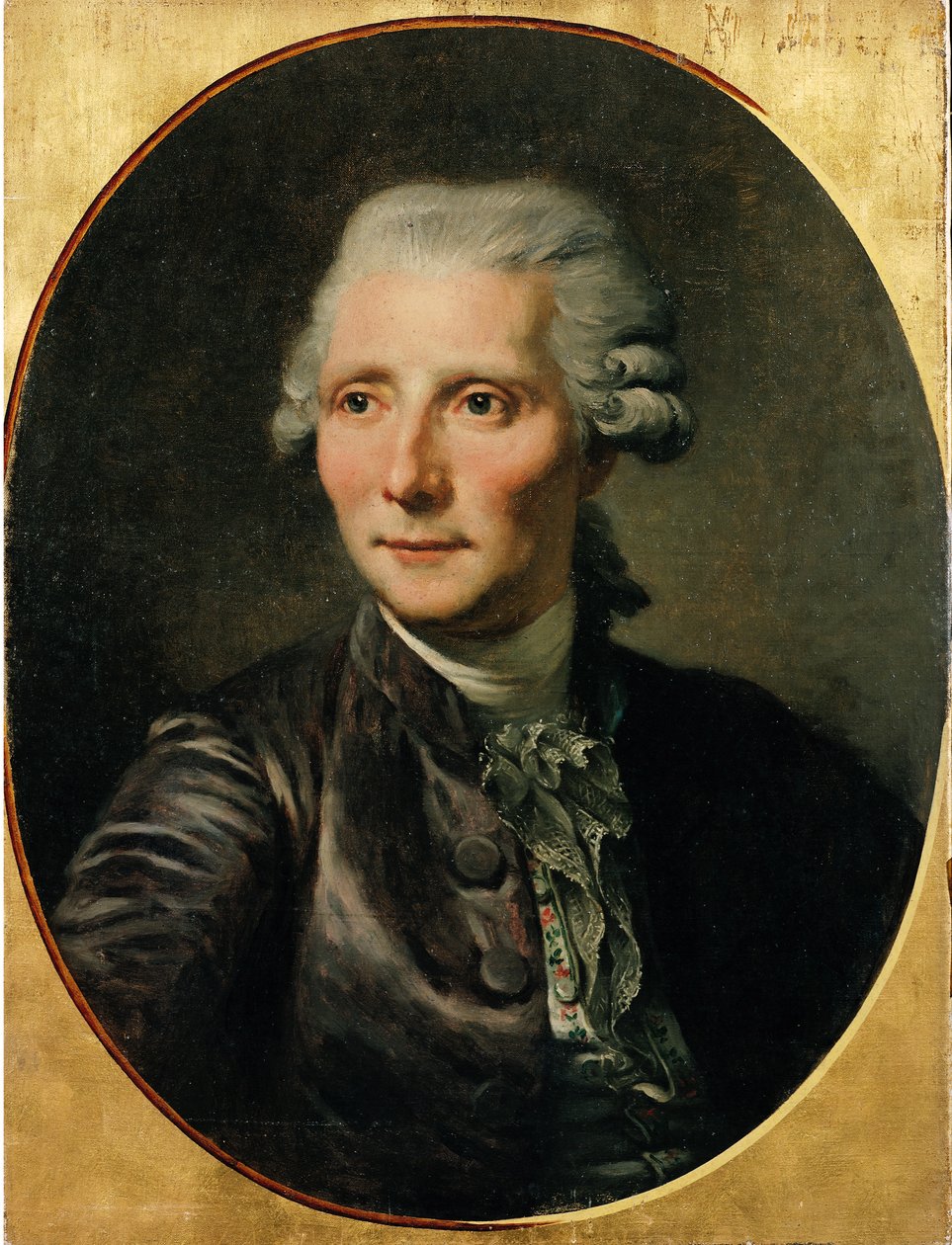 صورة لبيير أوجوستين كارون دي بومارشيه (1732-1799) بعد لوحة جان باتيست غروز بواسطة بول سوير