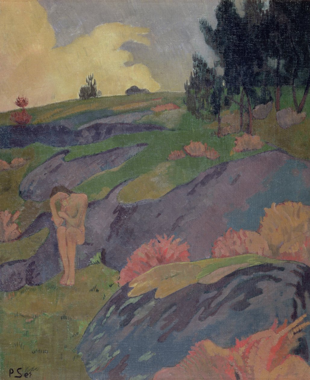 الكآبة ، أو Breton Eve ، c.1890 بواسطة بول سيروسييه